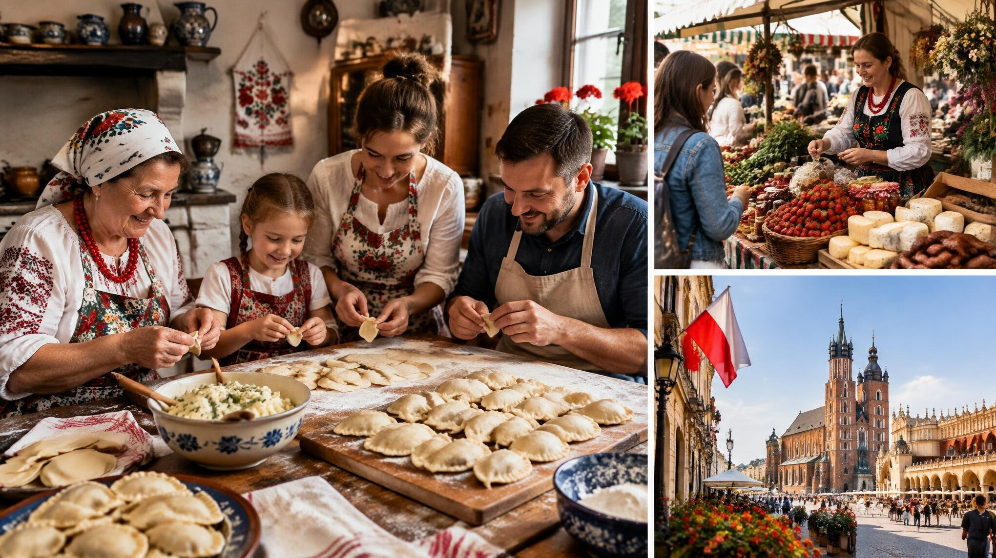 polish pierogi making